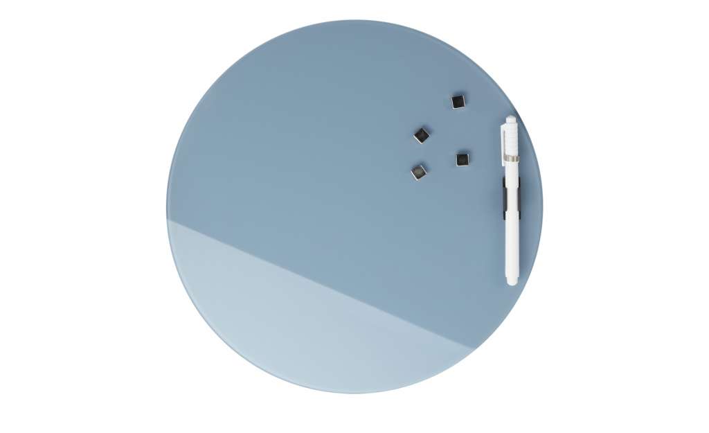 Memoboard Ø 30 cm ¦ blau Ø: 30 Dekoration > Bilder & Schilder - Höffner