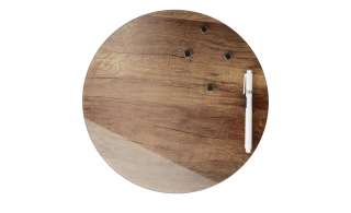 Memoboard Ø 30 cm ¦ holzfarben Ø: 30 Dekoration > Bilder & Schilder - Höffner