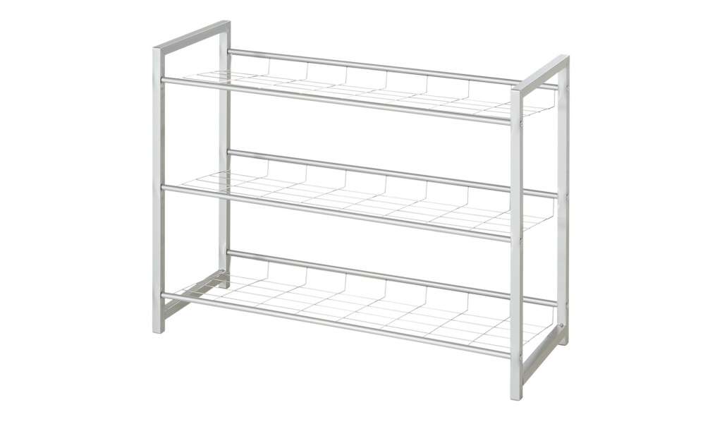 Schuhregal   Waake ¦ silber Regale > Schuhregale - Höffner