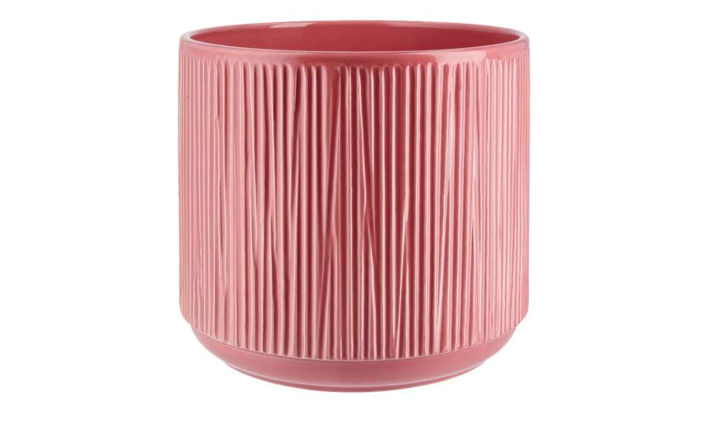 Übertopf ¦ rosa/pink ¦ Keramik Ø: 20 Dekoration > Dekoartikel - Höffner
