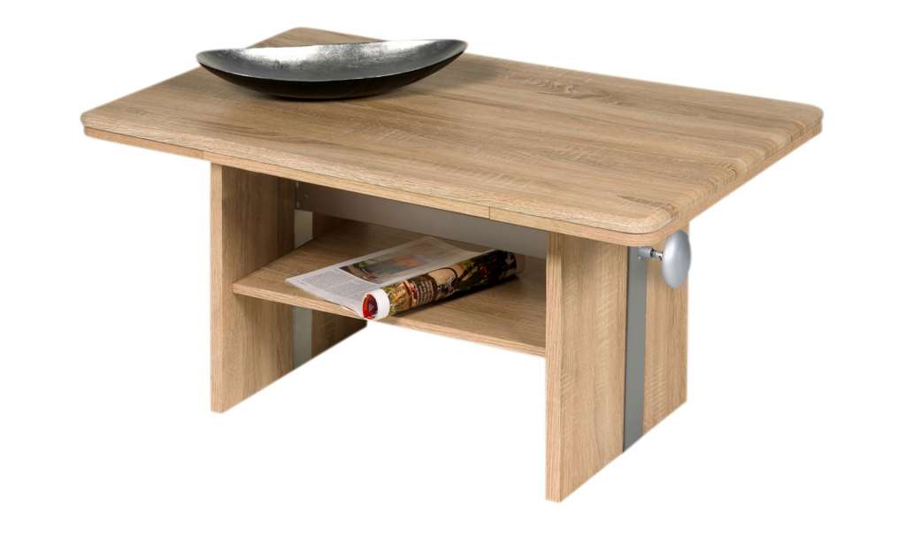 Couchtisch ¦ holzfarben Tische > Couchtische > Couchtische höhenverstellbar - Höffner