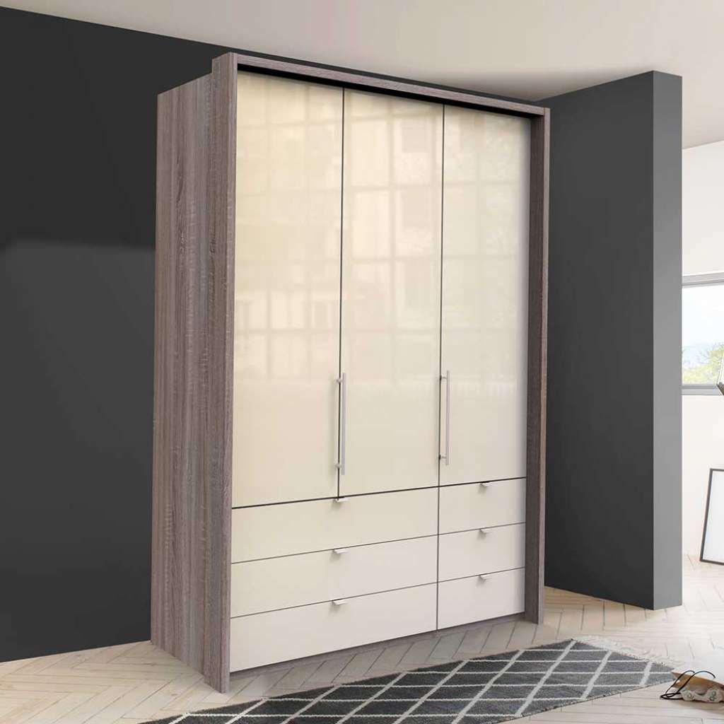 Modern Jugend Kleiderschrank mit sechs Schubladen 2 türig