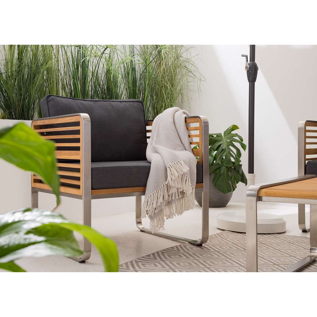 home24 Loungesessel Teakline DeLuxe