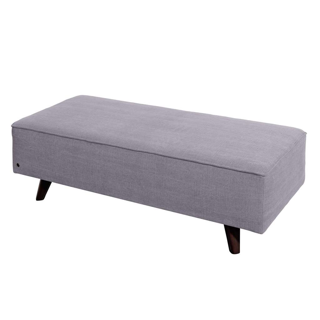 home24 Polsterhocker Nordic Chic Webstoff