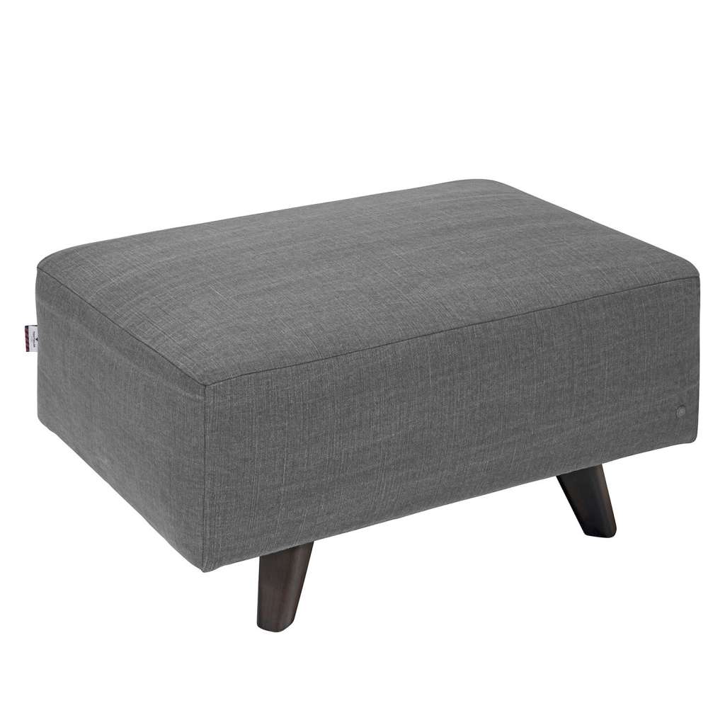 home24 Polsterhocker Nordic Pure Webstoff