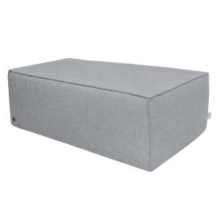 home24 Polsterhocker Big Cube Webstoff
