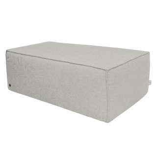 home24 Polsterhocker Big Cube Webstoff