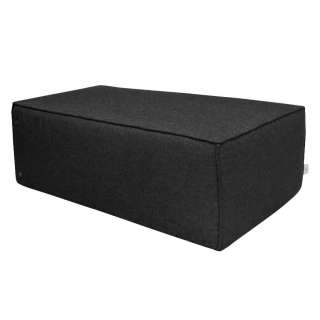 home24 Polsterhocker Big Cube Webstoff