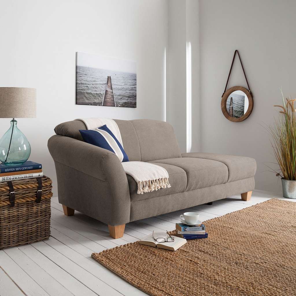 home24 Ars Natura Recamiere Cebu Cubanit Webstoff 194x84x91 cm