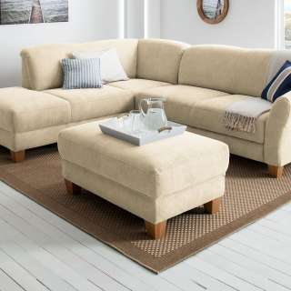 home24 Polsterhocker Cebu Webstoff