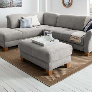 home24 Polsterhocker Cebu Webstoff