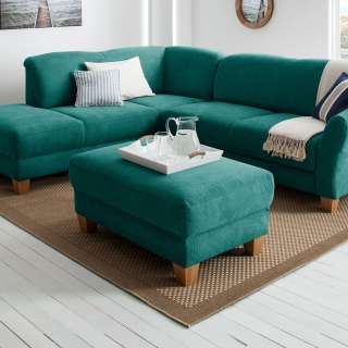 home24 Polsterhocker Cebu Webstoff