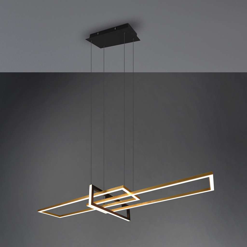 home24 LED-Pendelleuchte Salinas