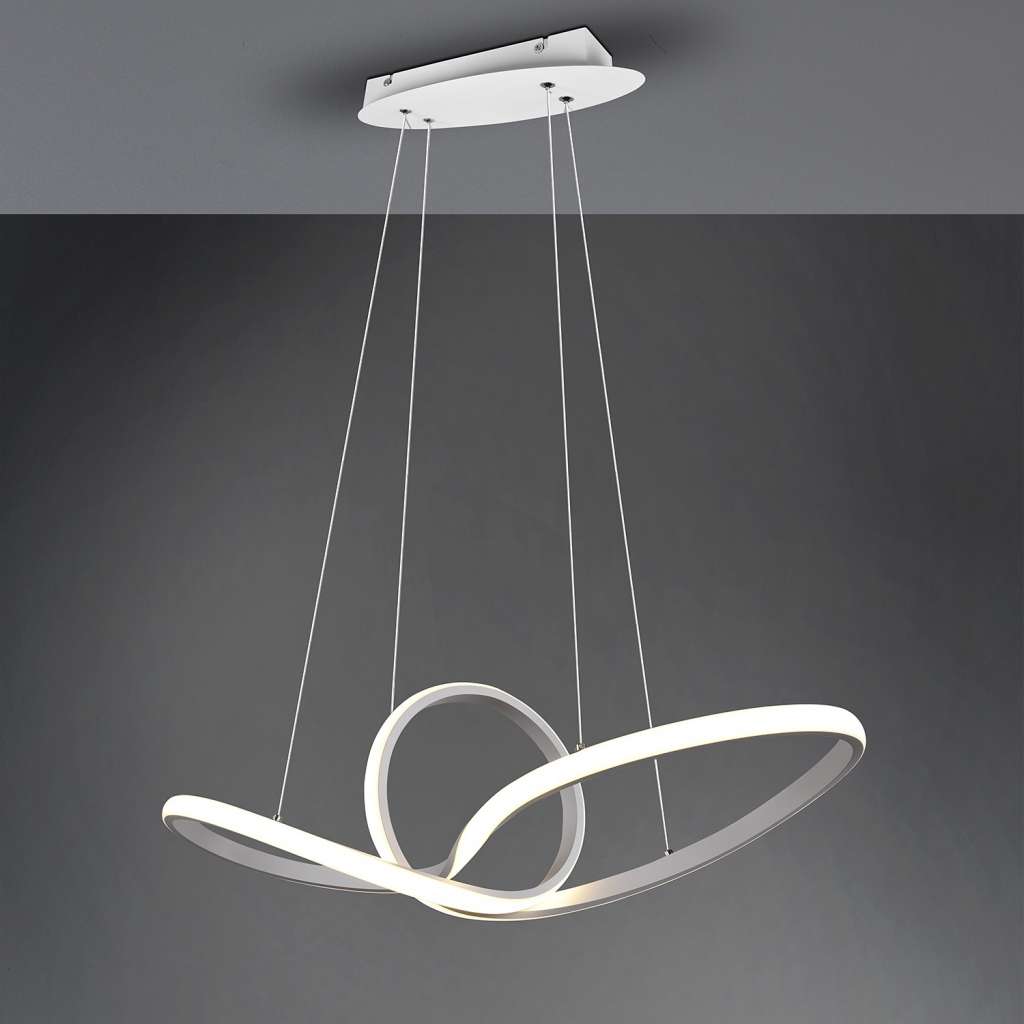 home24 LED-Pendelleuchte Sansa II