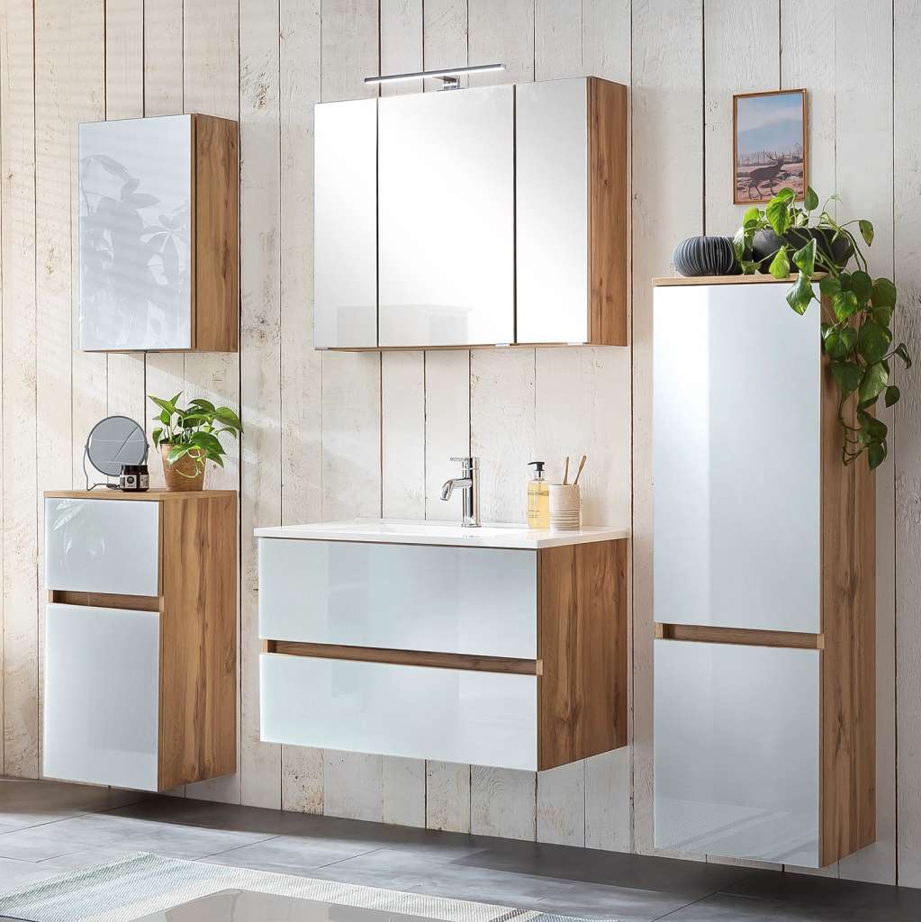 home24 Badezimmerset Tira IV (5-teilig)