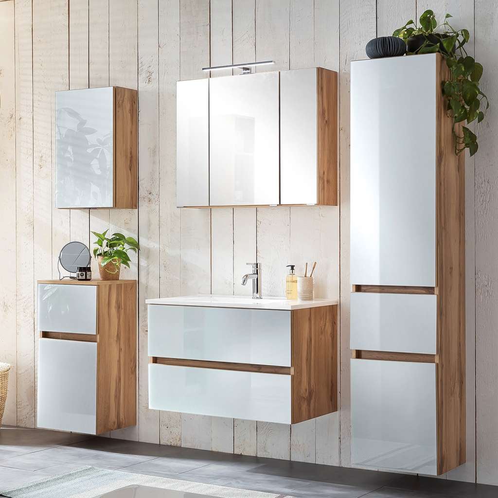 home24 Badezimmerset Tira V (5-teilig)