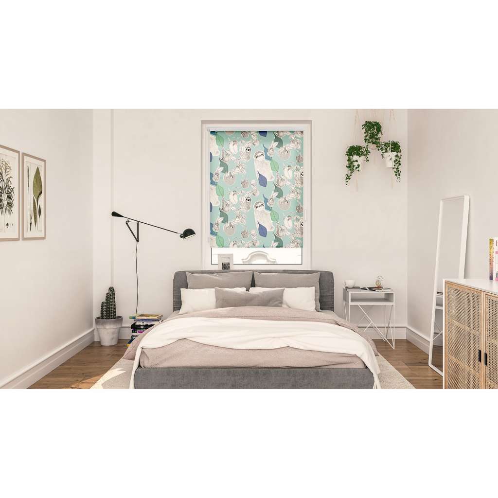 home24 Klemmfix Verdunklungsrollo Sloths