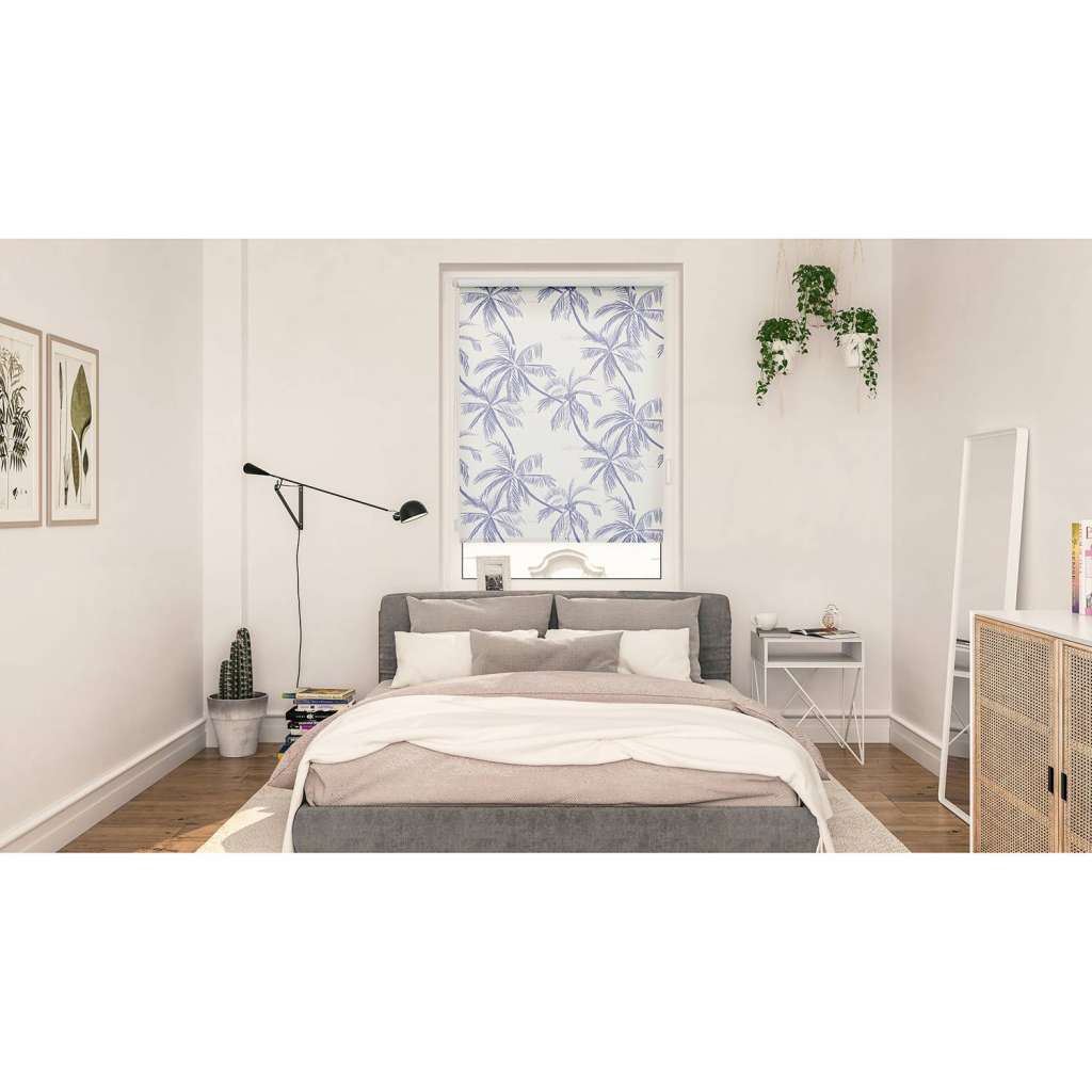 home24 Klemmfix Rollo Blueprint Palms