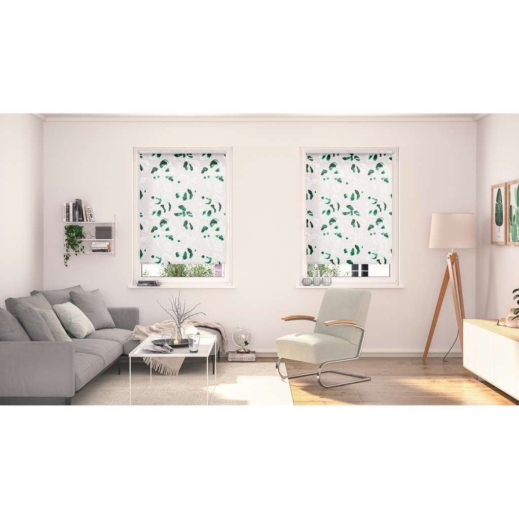 home24 Klemmfix Verdunklungsrollo Monstera