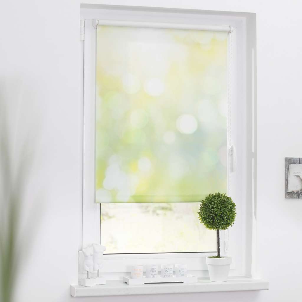 home24 Klemmfix Verdunklungsrollo Lichtspiel