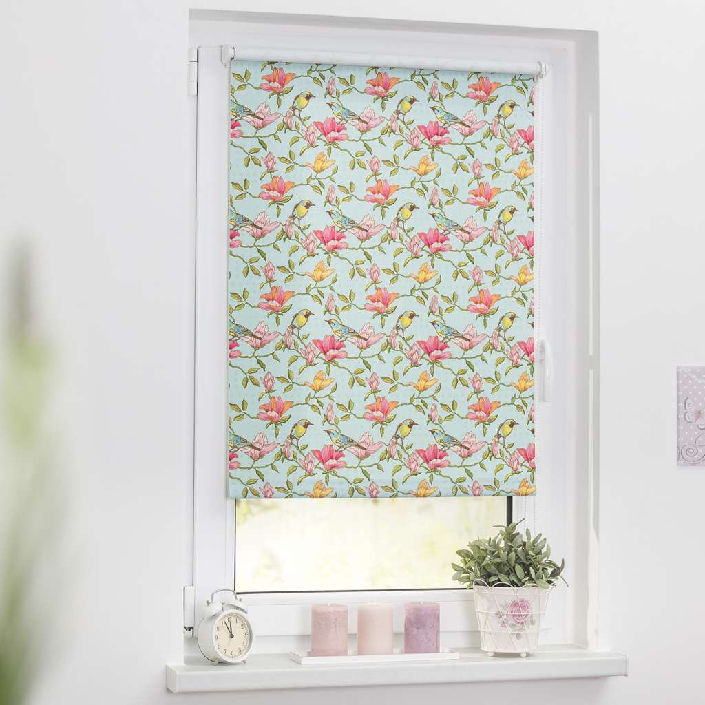 home24 Klemmfix Verdunklungsrollo Birds
