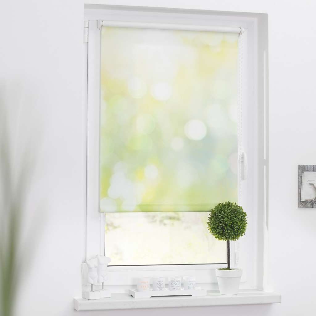home24 Klemmfix Verdunklungsrollo Lichtspiel