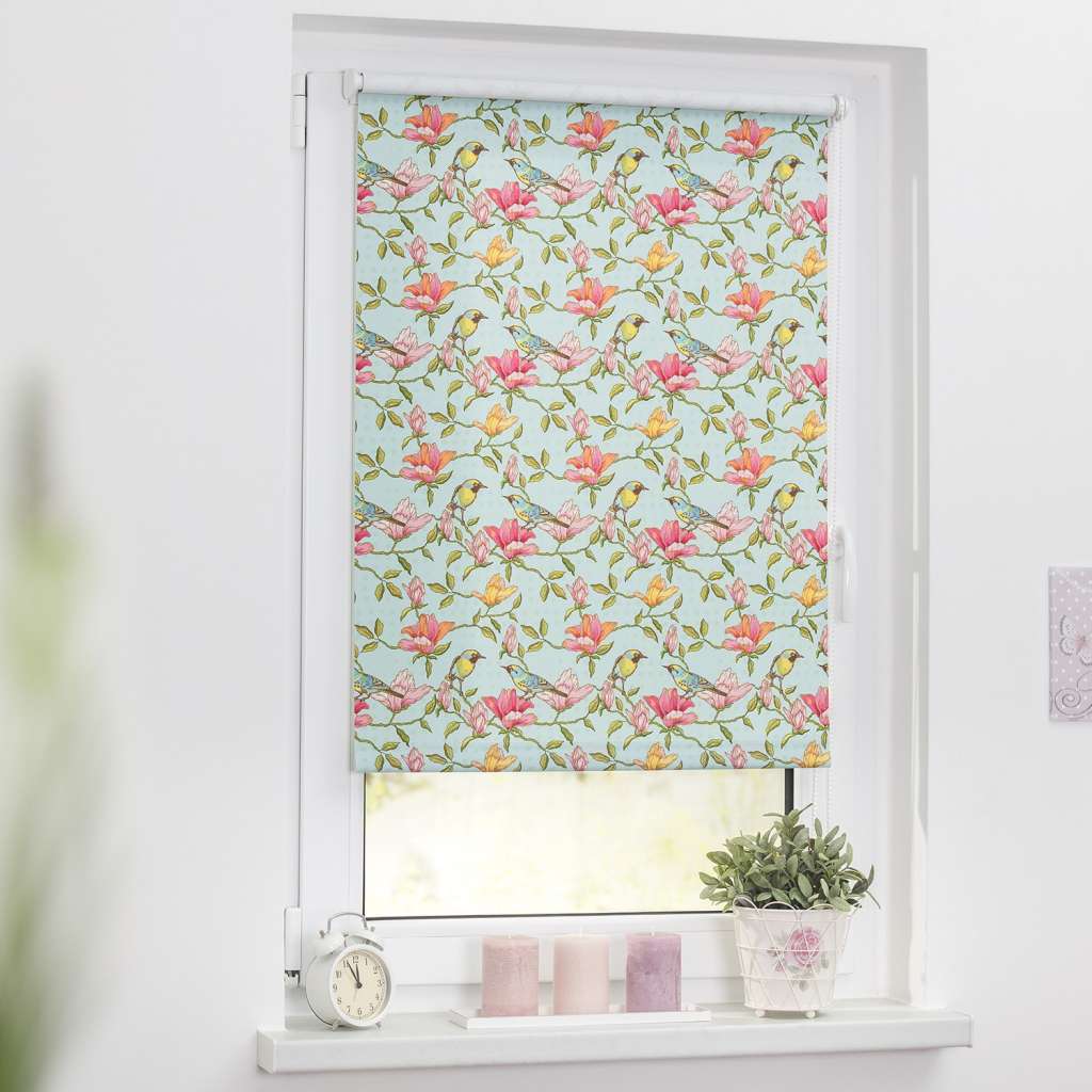 home24 Klemmfix Verdunklungsrollo Birds