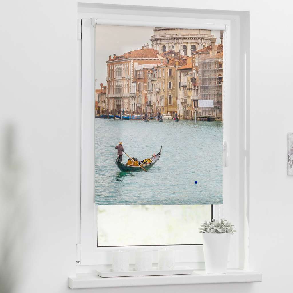 home24 Verdunklungsrollo Venedig Canal Grande