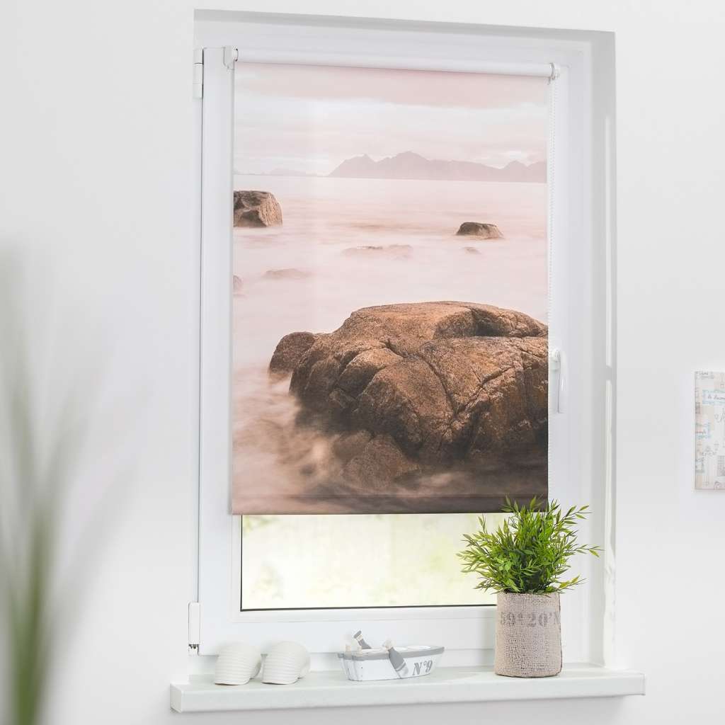 home24 Klemmfix Verdunklungsrollo Stone