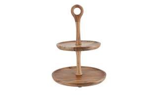 Etagere ¦ holzfarben ¦ Holz Ø: 25 Geschirr > Etageren - Höffner
