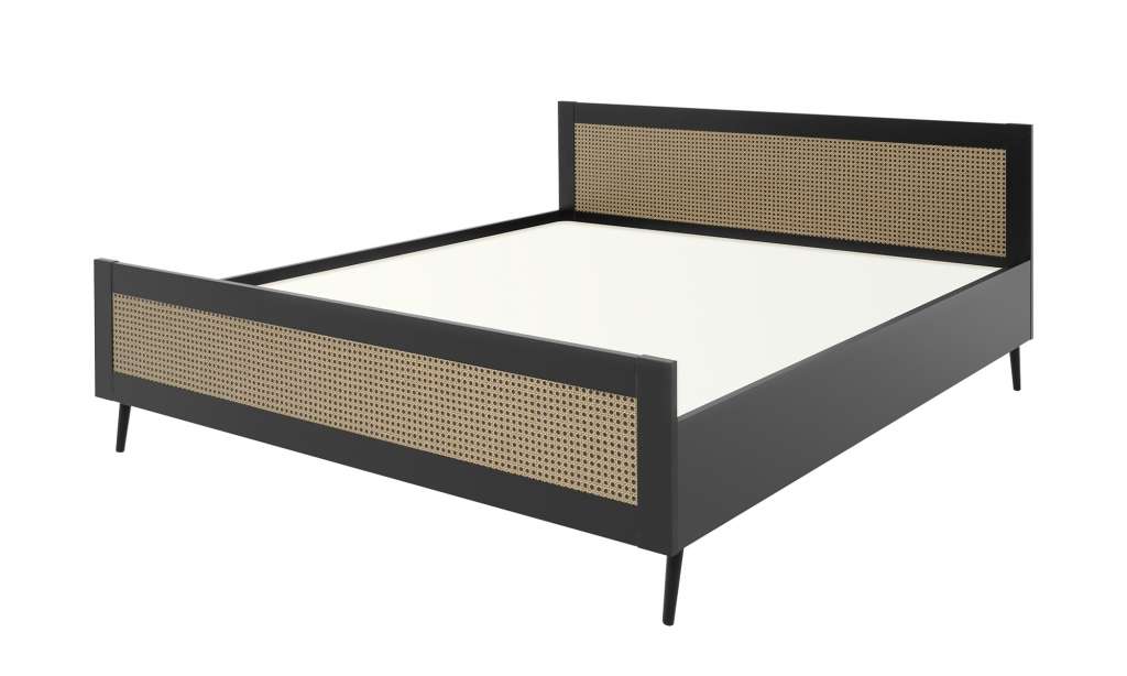 Doppelbett  Vienna ¦ schwarz Betten > Futonbetten - Höffner