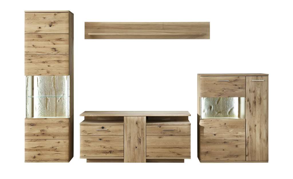 Woodford Wohnwand  Astoria ¦ holzfarben Wohnwände - Höffner