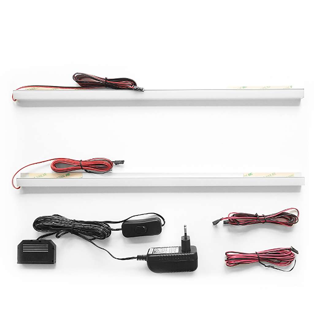 home24 LED-Beleuchtung Coulogne I (2er-Set)