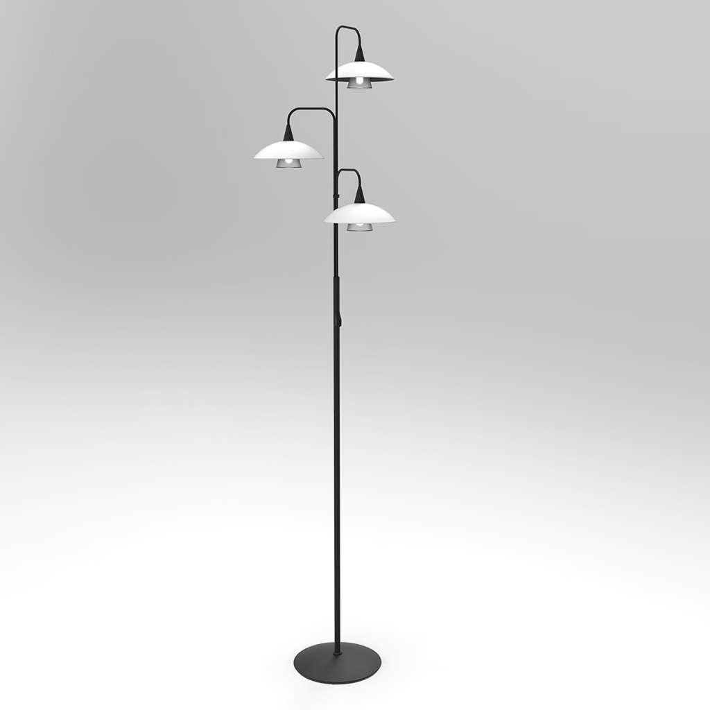 home24 LED-Stehleuchte Tallerken II