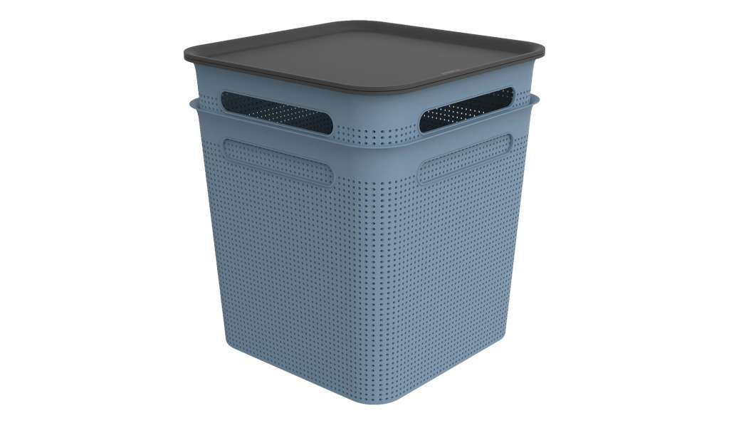 Rotho Aufbewahrungsbox, Set 4 tlg. ¦ blau ¦ Polypropylen Aufbewahrung > Aufbewahrungsboxen > sonstige Aufbewahrungsmittel - Höffner