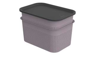 Rotho Aufbewahrungsbox, Set 4 tlg. ¦ lila/violett ¦ Polypropylen Aufbewahrung > Aufbewahrungsboxen > sonstige Aufbewahrungsmittel - Höffner