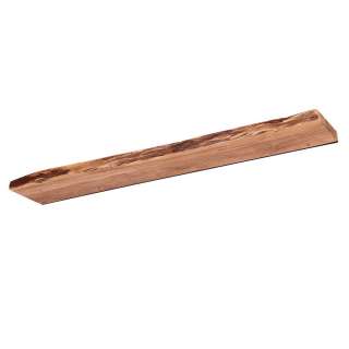 Holz Wandboard in Akaziefarben 20 cm tief