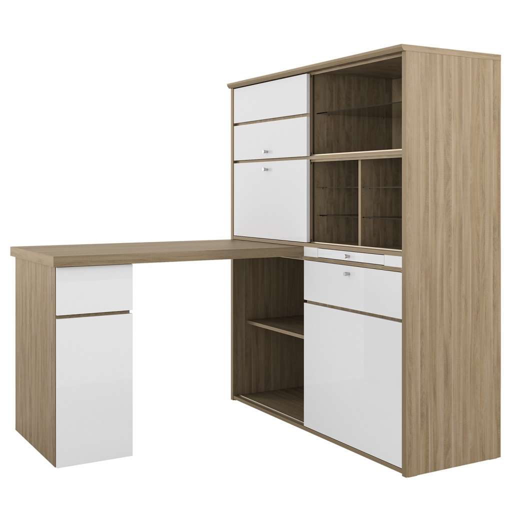 home24 Schreibtisch-Kombination Mini-Office II