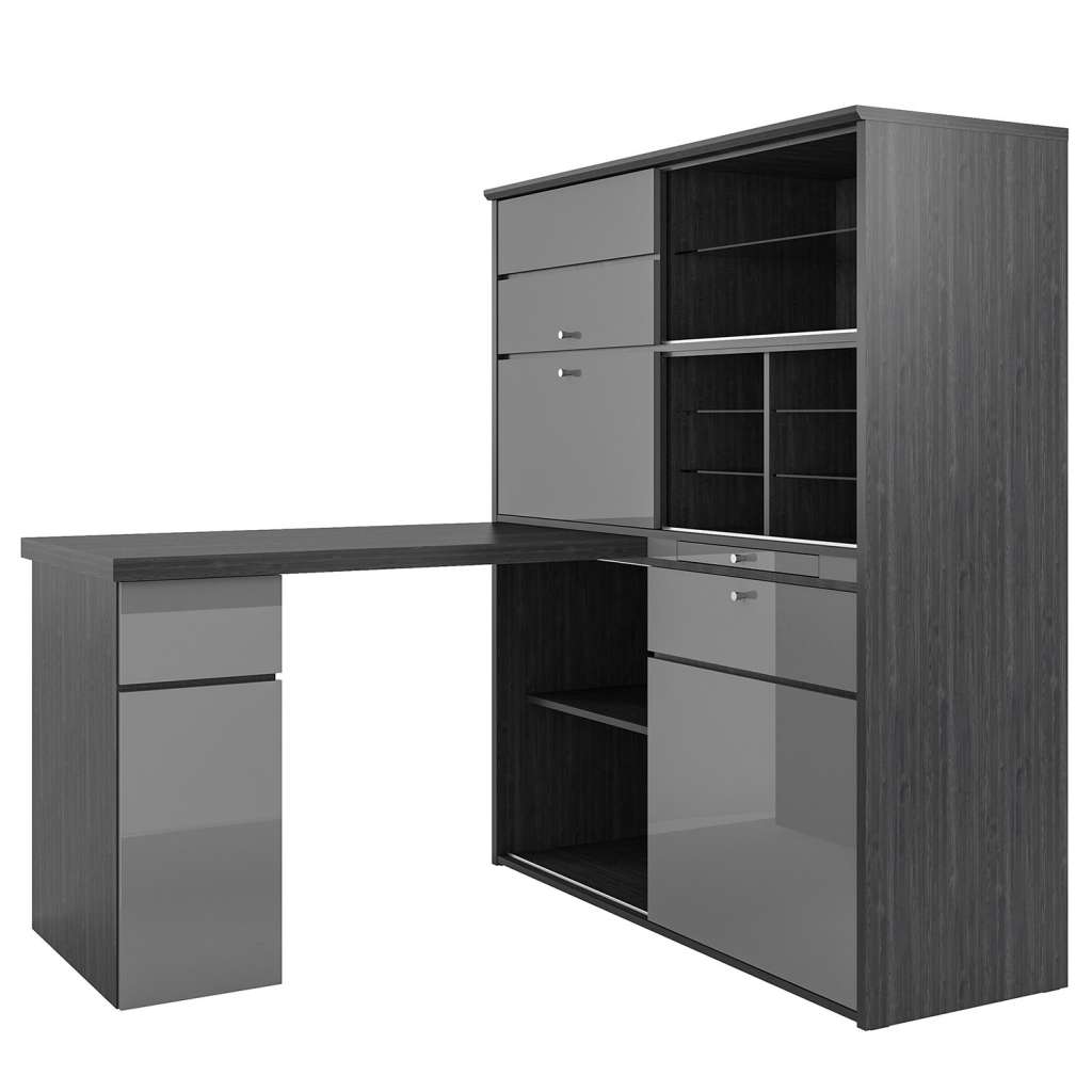 home24 Schreibtisch-Kombination Mini-Office II