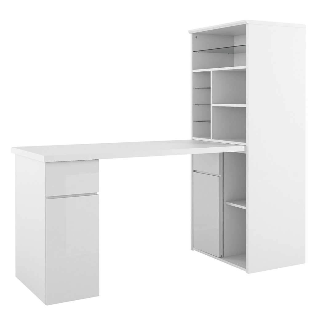 home24 Schreibtisch-Kombination Mini-Office