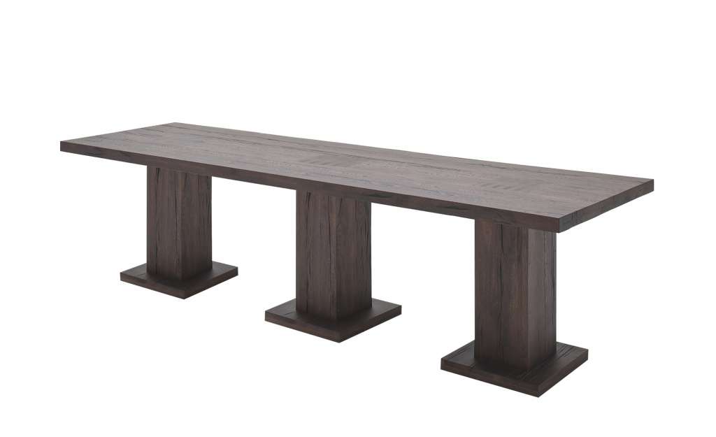 Säulentisch massiv  Moe ¦ holzfarben Tische > Esstische > Esstische massiv - Höffner