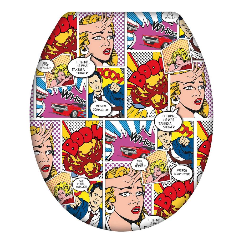 home24 Premium WC-Sitz Pop-Art