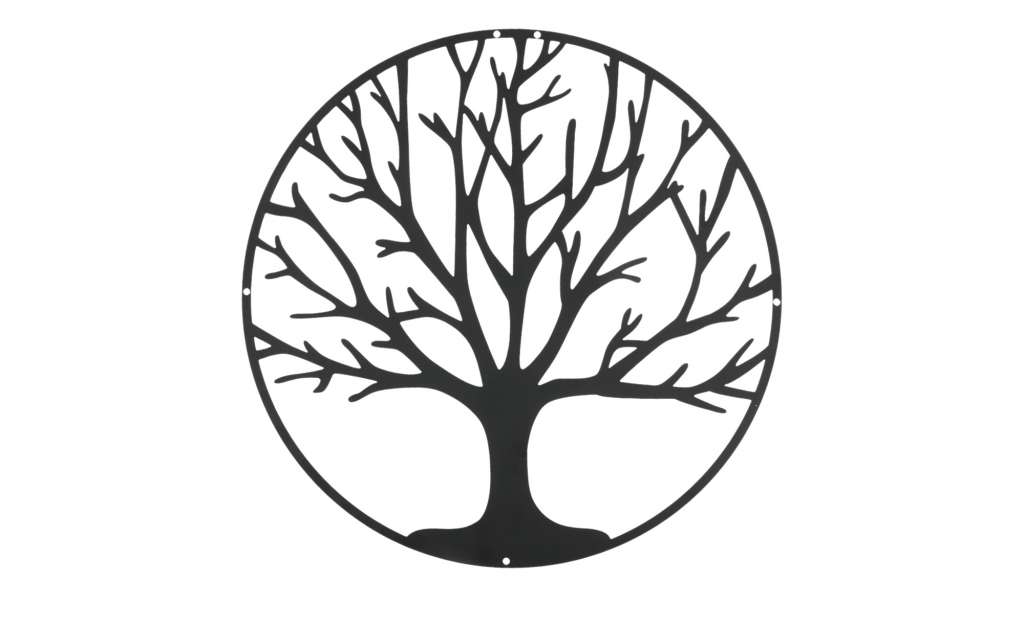 Wanddekoration   Baum ¦ schwarz ¦ Metall Ø: 40 Dekoration > Dekoartikel - Höffner