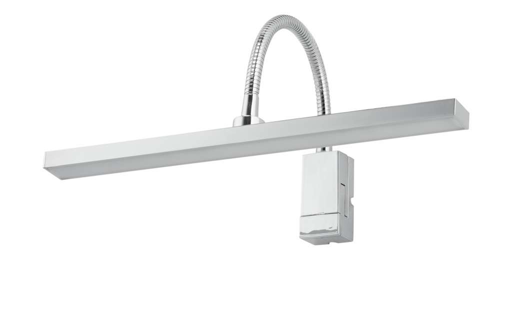 LED-Badwand-/Spiegelleuchte, 1-flammig, ´klein´ ¦ silber Lampen & Leuchten > Innenleuchten > Wandleuchten - Höffner