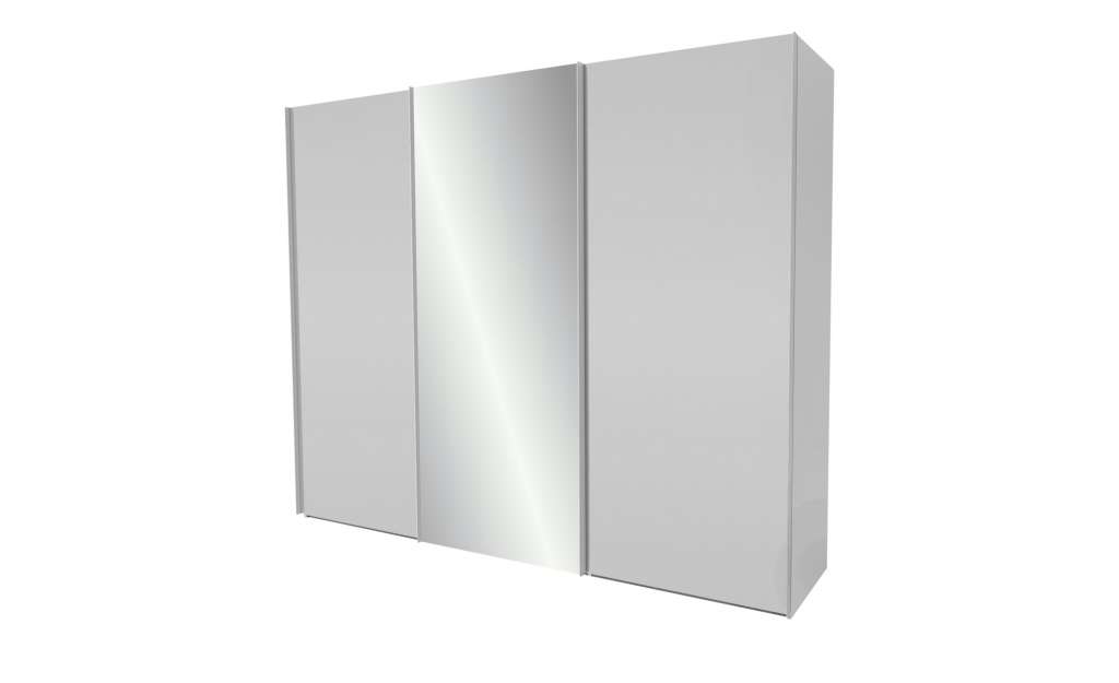 Schwebetürenschrank  Preston ¦ grau Schränke > Kleiderschränke > Schwebetürenschränke - Höffner