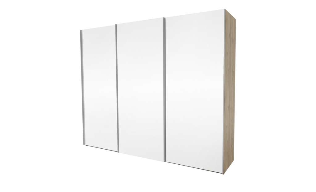 Schwebetürenschrank  Preston ¦ weiß Schränke > Kleiderschränke > Schwebetürenschränke - Höffner
