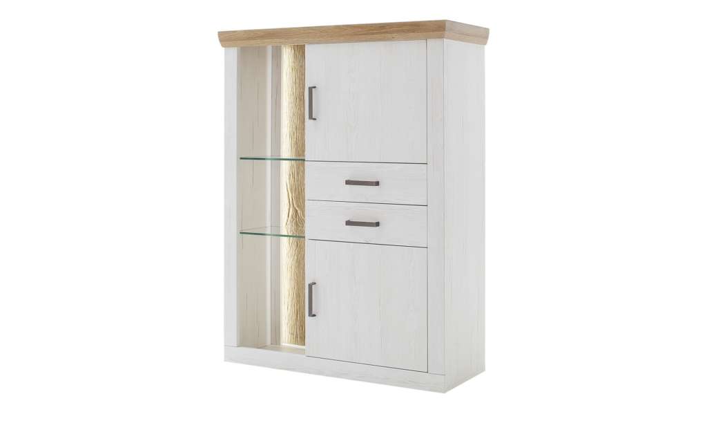 maison bleue Highboard  Zara ¦ weiß Kommoden & Sideboards > Highboards - Höffner
