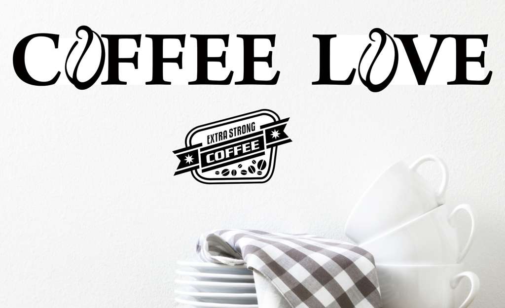 Wandsticker, 2er-Set ¦ schwarz Dekoration > Bilder & Schilder - Höffner