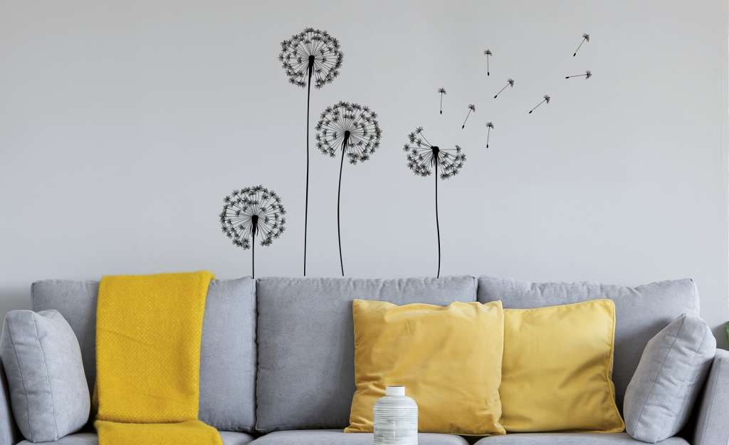 Wandsticker, 2er-Set ¦ schwarz Dekoration > Bilder & Schilder - Höffner