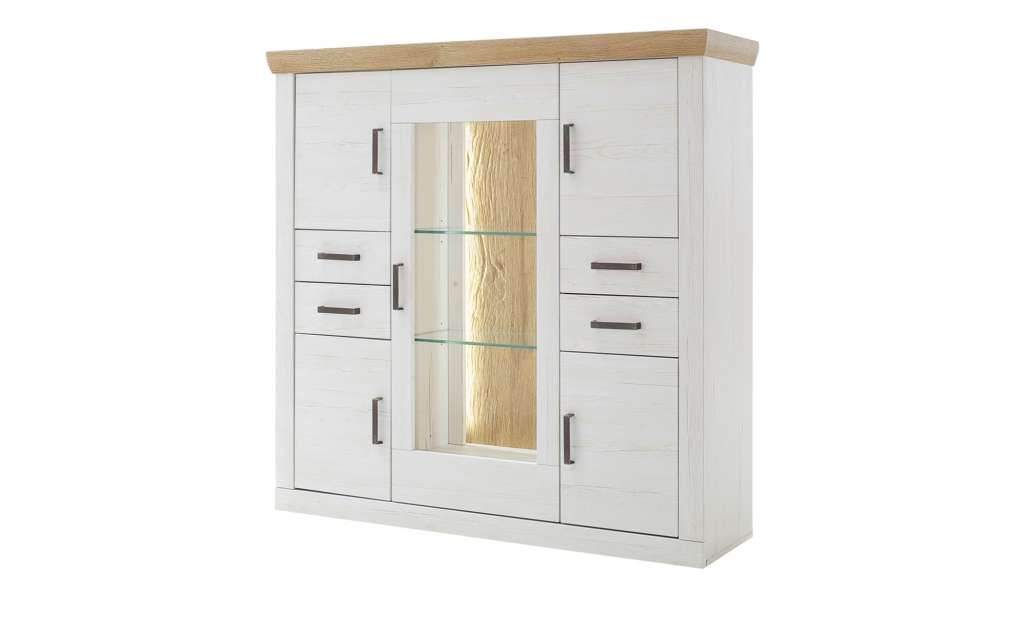 maison bleue Highboard  Zara ¦ weiß Kommoden & Sideboards > Highboards - Höffner